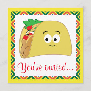 Invitación Taco Personalizado