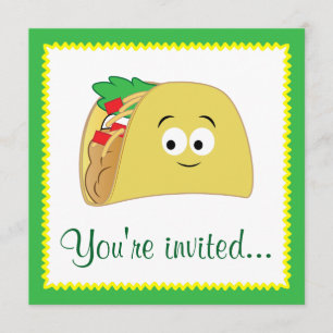 Invitación Taco Personalizado