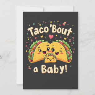 Invitación Taco "por un embarazo de bebé" Tao Cinco de Mayo