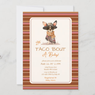 Invitación Taco por una fiesta de Baby Shower