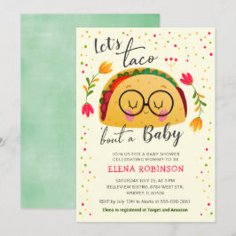 Invitación Taco por una hielera de Baby Shower