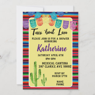 Invitación Taco 'sobre Amor