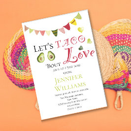 Invitación Taco sobre amor ducha de novias Fiesta mexicana