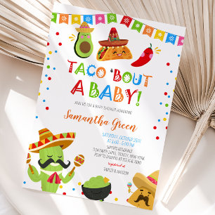 Invitación Taco Sobre un Baby Shower