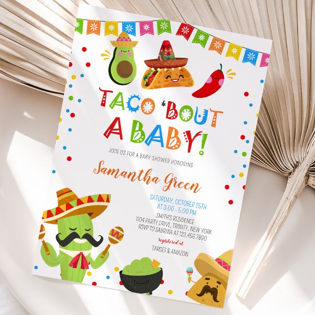 Invitación Taco Sobre un Baby Shower (Subido por el creador)