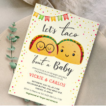 Taco sobre un Baby Shower de Fiesta para bebés