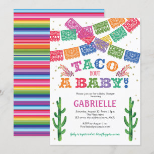 Invitación Taco sobre un bebé, Fiesta Baby Shower