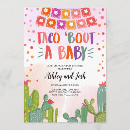 Invitación Taco sobre una bebé Fiesta Parejas Baby Shower