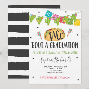 Invitación Taco 'Sobre una fiesta de graduación de Fiesta