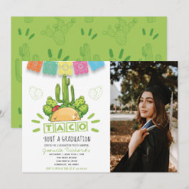 Invitación Taco 'Sobre una graduación de Fiesta Foto de gradu