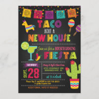 Taco sobre una nueva casa para calentarse
