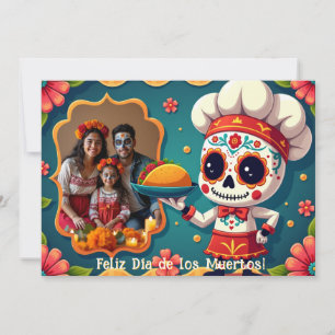 Invitación 💀 Taco ‘Tarjeta de saludo Til Tombstone