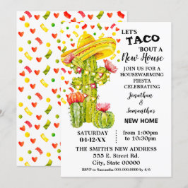 Invitación Taco 'trata de la nueva casa que calienta la Fiest