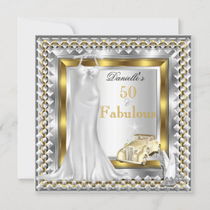 Invitación Tacones Altos Elegantes Fabulosos de 50 Deco Vinta