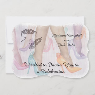 INVITACIÓN TACONES ALTOS PRECIOSOS PERSONALIZABLES