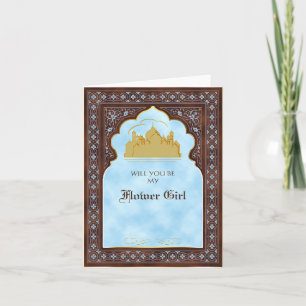Invitación Taj Mahal - Estilo Bohemio Oriental