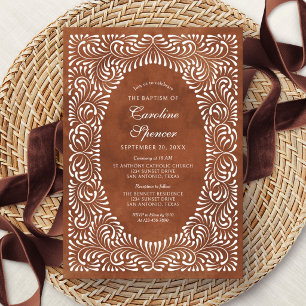 Invitación Talavera Bautizo Mexicano