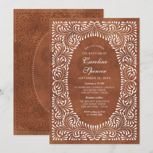 Invitación Talavera Bautizo Mexicano