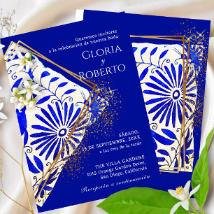 Invitación Talavera Boda mexicana de España