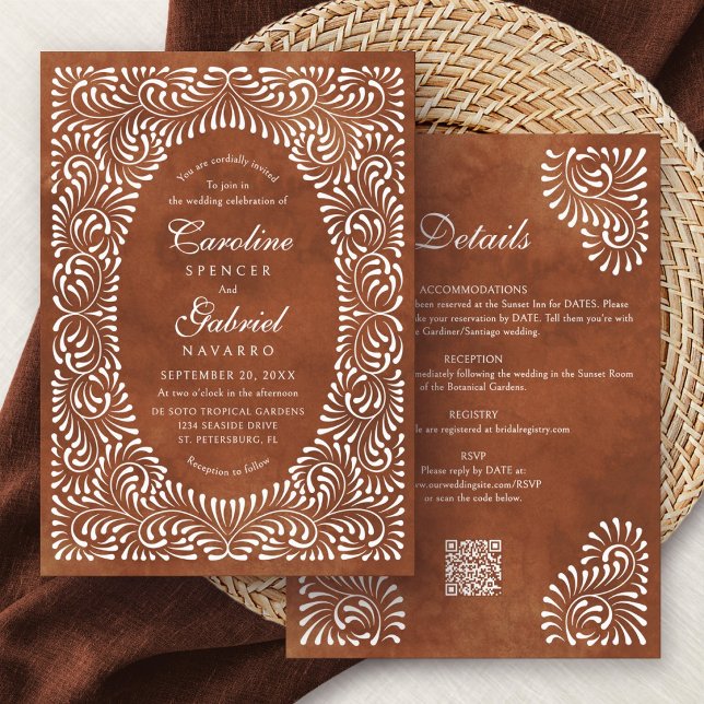 Invitación Talavera Terracota Boda Fiesta (Subido por el creador)