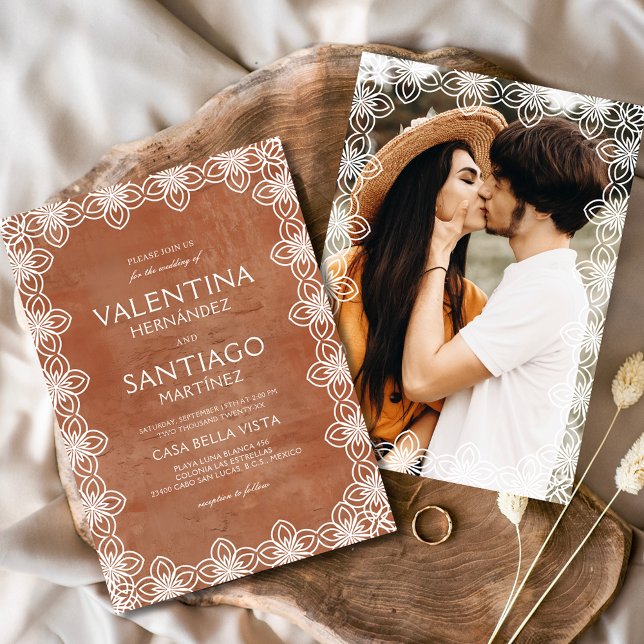 Invitación Talavera Terracotta Boda de Boho (Subido por el creador)