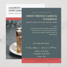 INVITACIÓN TALLER DE FOTOGRAFÍAS GRIS Y ROJO MODERNO INVITAR 