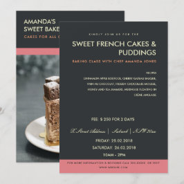 INVITACIÓN TALLER DE FOTOGRAFÍAS MODERNAS EN ROJO NEGRO INVIT