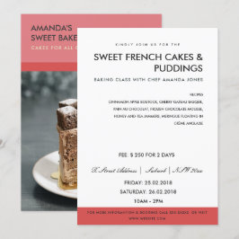 INVITACIÓN TALLER DE FOTOS ROJAS ROJAS DE ROJO MODERNO INVITA