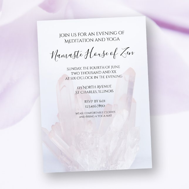 Invitación Taller de Meditación / Yoga de cristales de lavand (Subido por el creador)