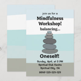 Invitación Taller de reflexión sobre la piedra de equilibrio 