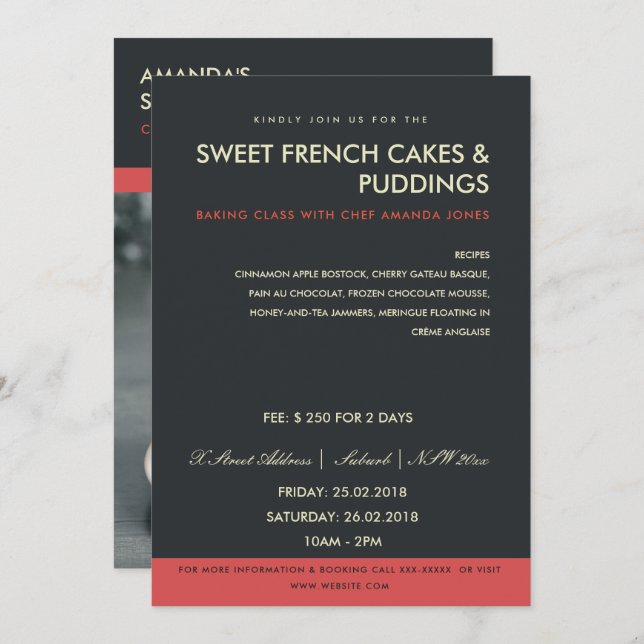 INVITACIÓN TALLER MODERNO DE FOTOGRAFÍA NEGRA NEGRA INVITA PL (Anverso / Reverso)