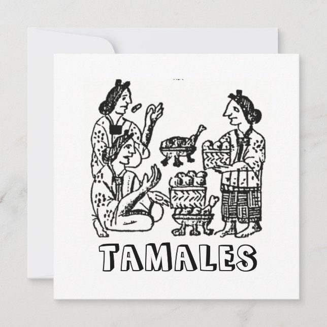 Invitación Tamales (Código Florentino, siglo XVI) (Anverso)