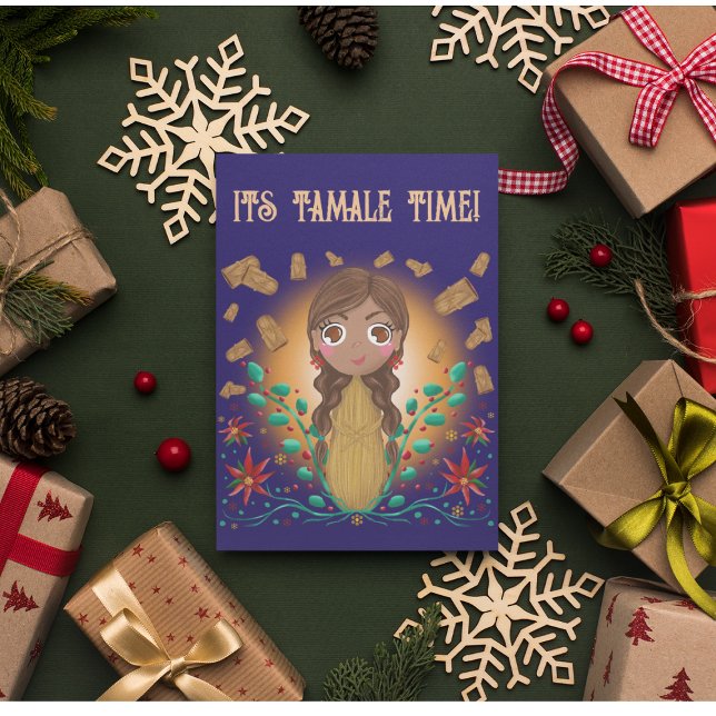 Invitación Tamalita Tamal Zia Flowers Tamales (Subido por el creador)