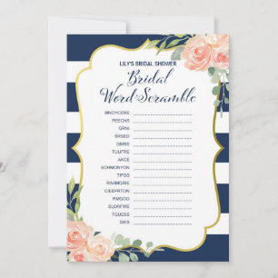 Invitación Tamaño de los juegos de escrúpulos de la ducha de 