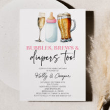 ¡También se producen burbujas rosas y pañales! Bab