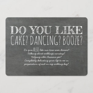 Invitación ¿También Te Gusta... Funny Bridesmaid Propuesta