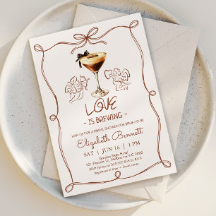 Invitación Tan caprichoso amor es producir ducha de novia