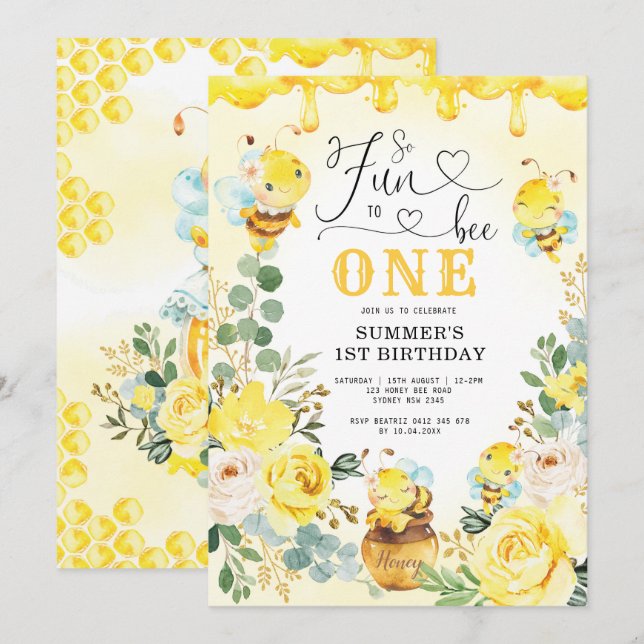 Invitación Tan divertida para ser la fiesta de cumpleaños de  (Anverso / Reverso)