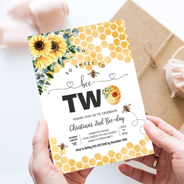Invitación Tan Dulce Como Para Ser Dos Cumpleaños Temáticos d (Subido por el creador)