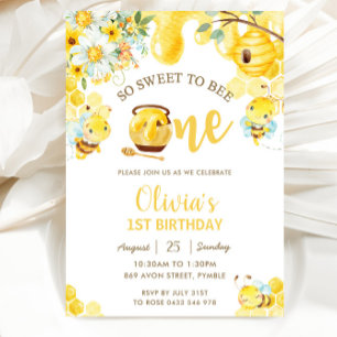 Invitación Tan dulce como ser una abeja linda