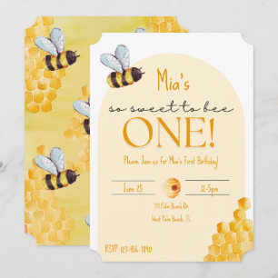 Invitación Tan Dulce Para Ser Uno   Primer Día del Género Neu