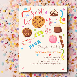 Invitación Tan dulce ser... cumpleaños de niños