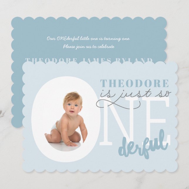 Invitación Tan solo TAN ÚNICO (Anverso / Reverso)