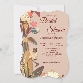 Invitación Tan - Vino de Marsala y giros de tonos de rosa