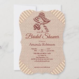 Invitación Tan - Vino Marsala y Textura de Rosa