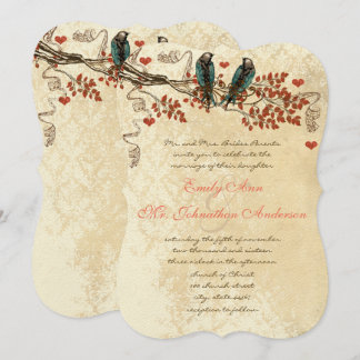 Invitación Tangerine Fall Sale Invitado a la Boda Vintage