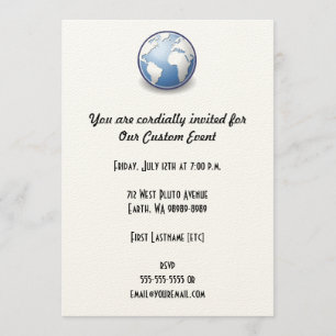 Invitación Tango del mundo de la Tierra