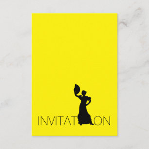 Invitación Tango Flamenco Baile Latino