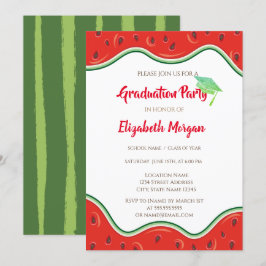 Invitación Tapa de graduación con purpurina, graduación de sa