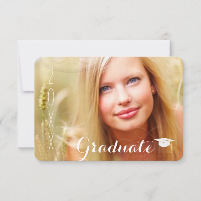 Invitación Tapón PixDezines/fuentes Grads/diy 2018 (Anverso)